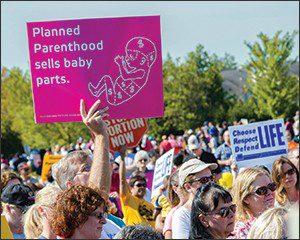 Planned Parenthood Protest Aurora, ILL August 22, 2015