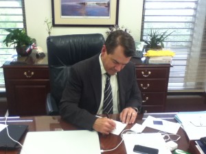 Senator Thad Altman Signs Personhood Amendment