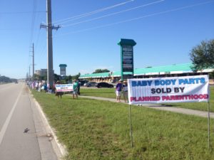 August 22 2015 Planned Parenthood Protest Jensen Beach FL