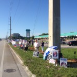 Planned Parenthood Protest Jensen Beach FL August 22 2015